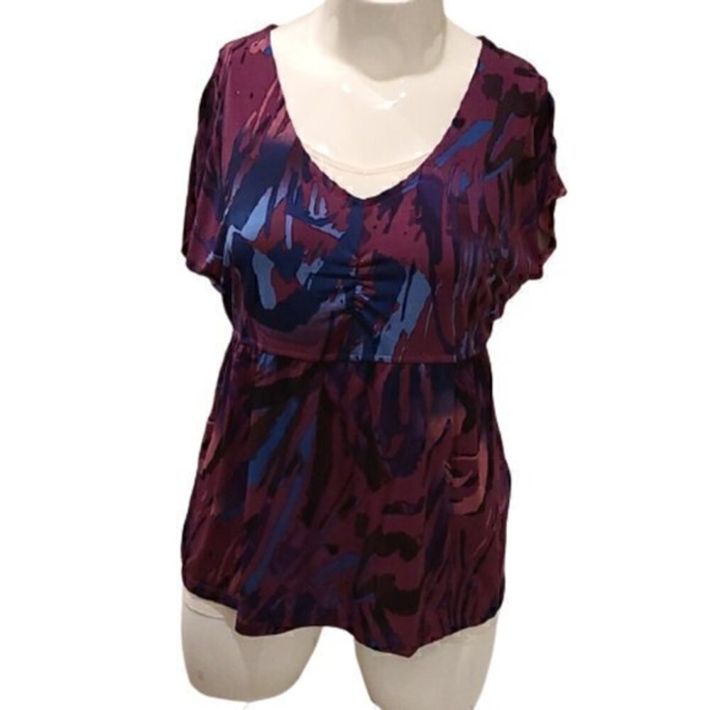[Lane Bryant] V-neck Short Sleeve - Size 14/16